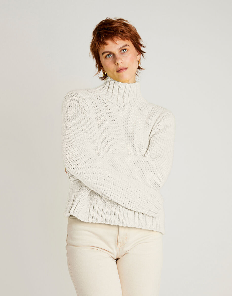 Small World Sweater Ivory White