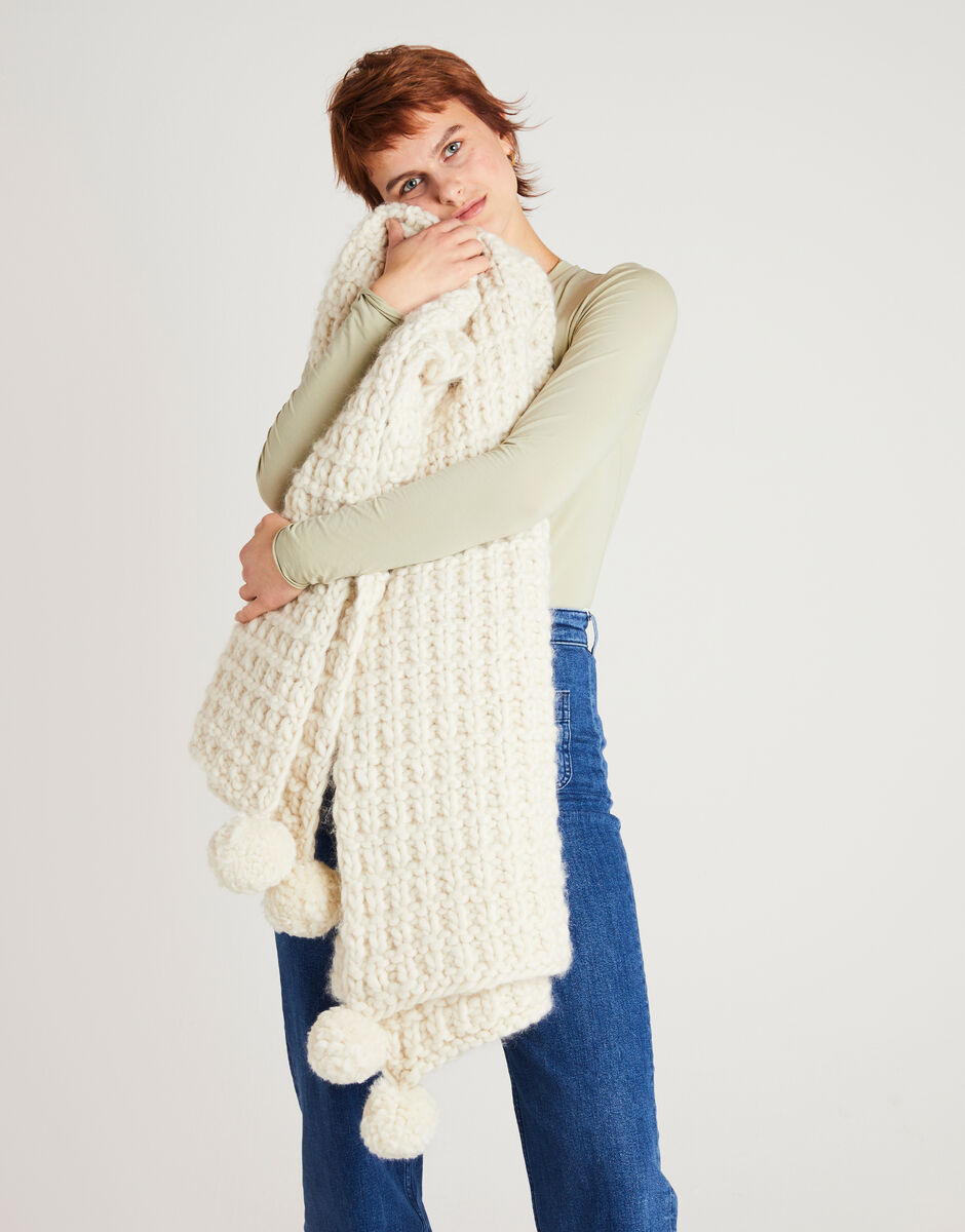 Rosebud Blanket Ivory White