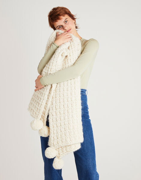 Rosebud Blanket Ivory White