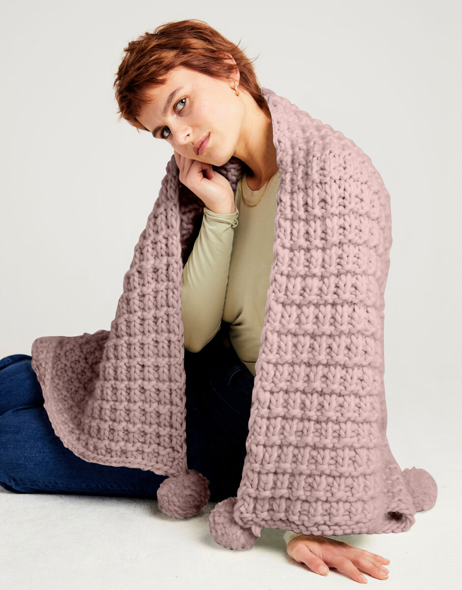 Rosebud Blanket Mellow Mauve
