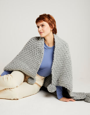 Elmdale Decke Rocky Grey
