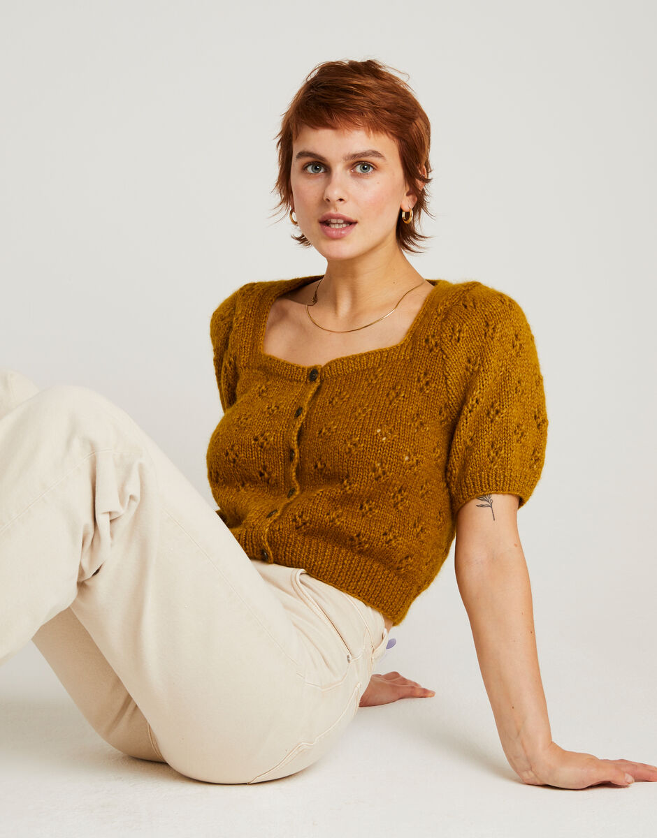 Tempo Cardigan Bronzed Olive