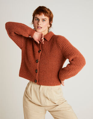 Cardigan Soulmate Terracotta Blush