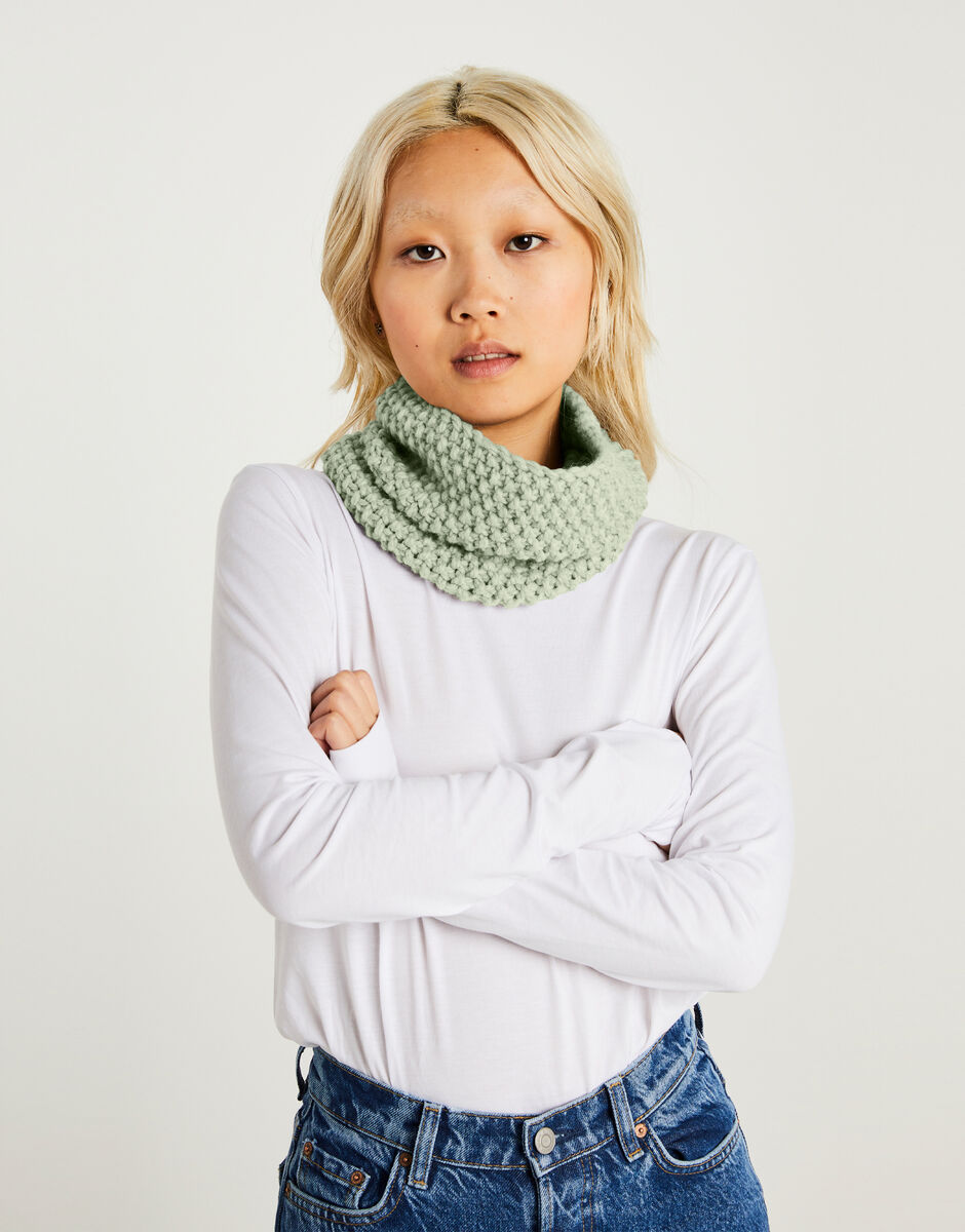 Paradise Snood Eucalyptus Green