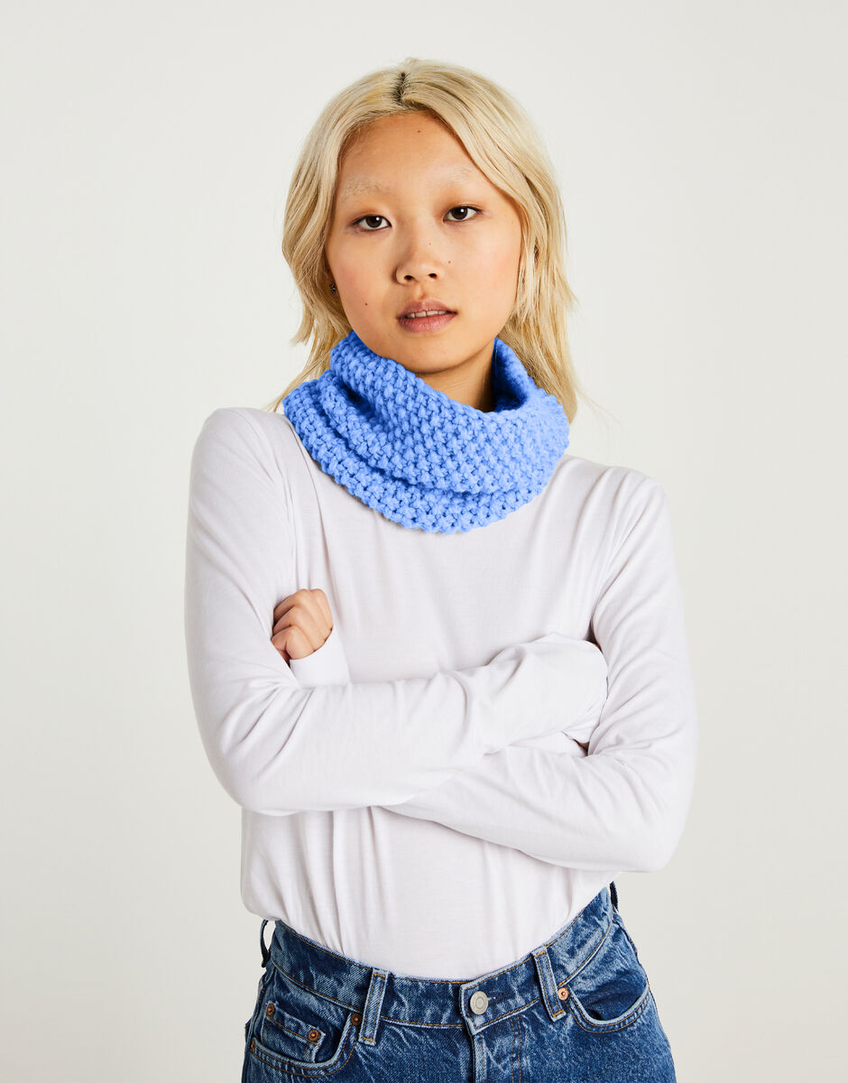 Paradise Snood Cornflower Blue