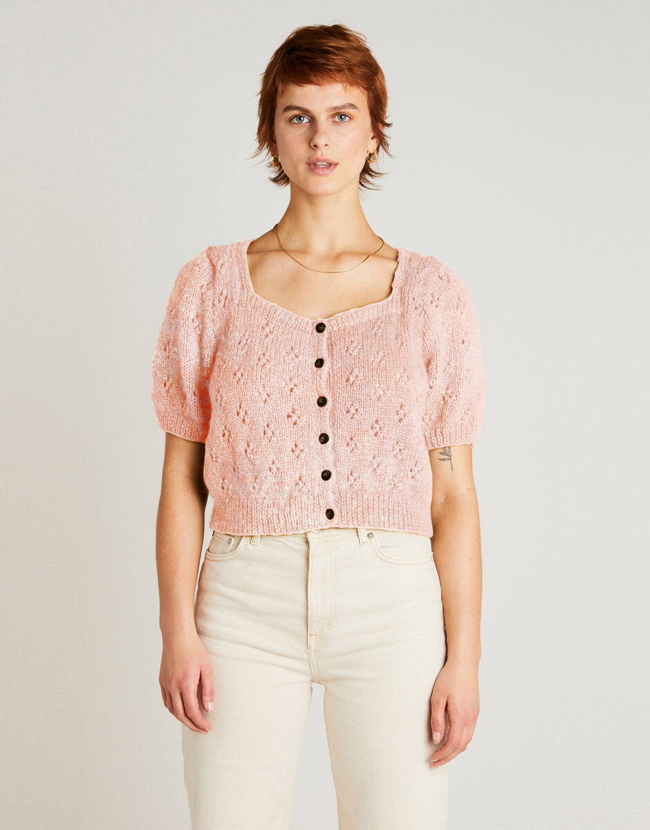 Tempo Cardigan Mineral Pink