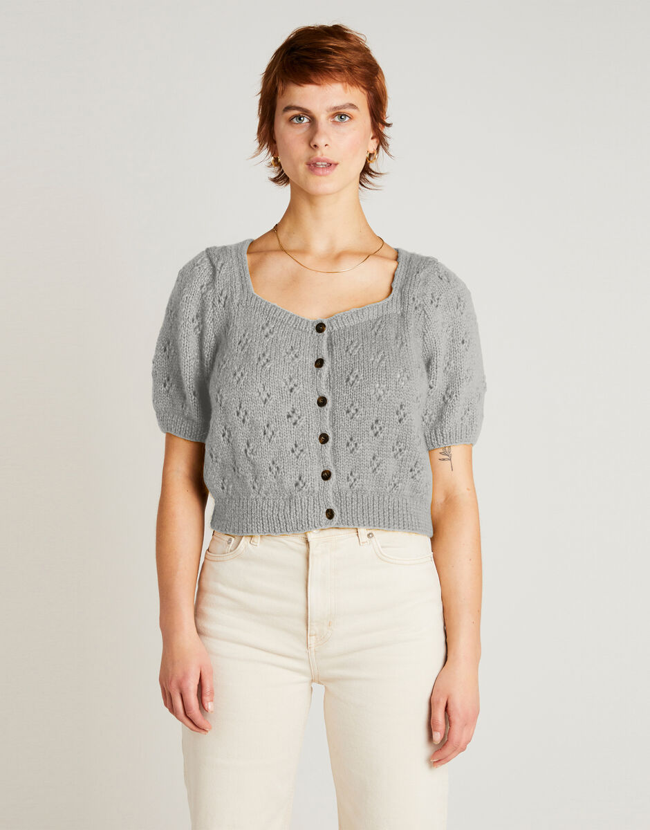 Tempo Cardigan Rocky Grey