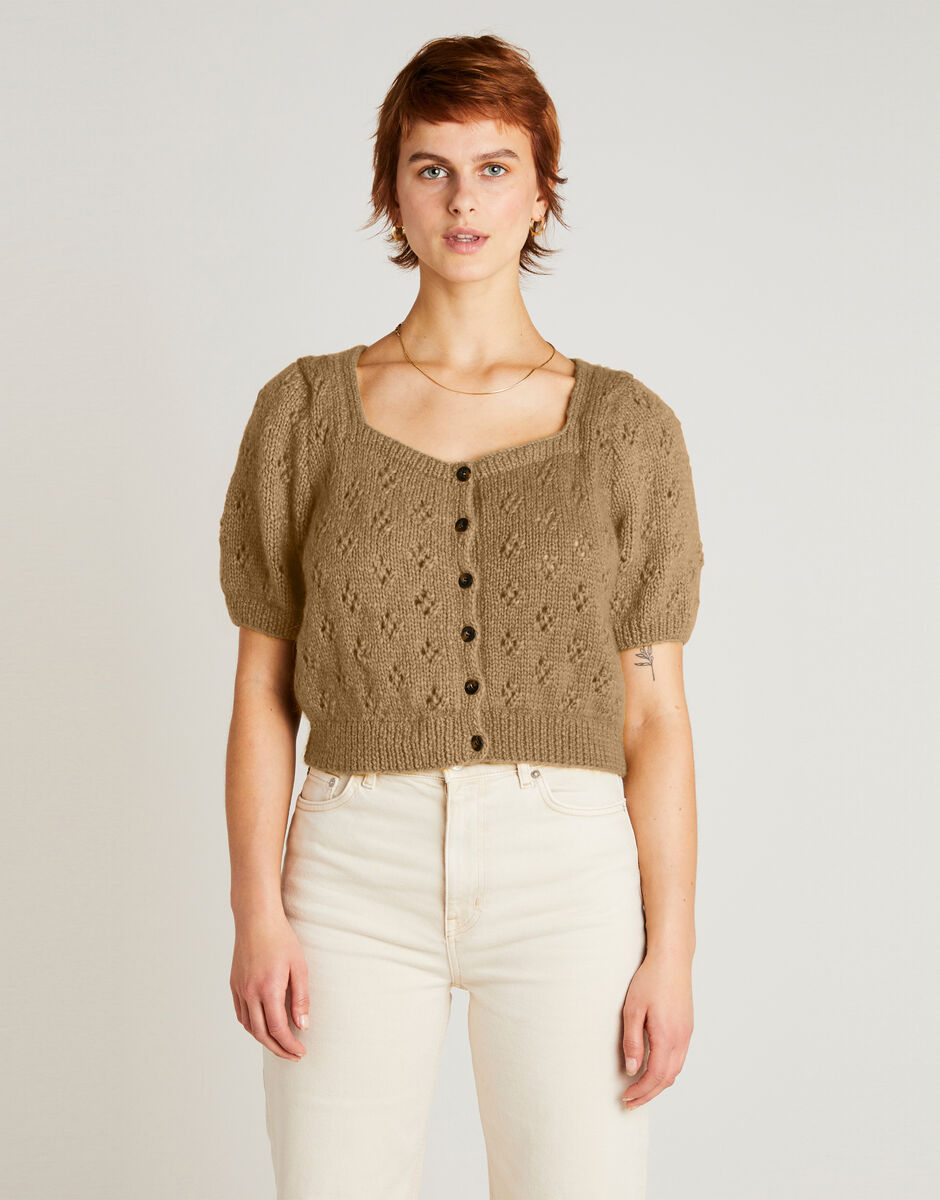 Tempo Cardigan Brown Sugar
