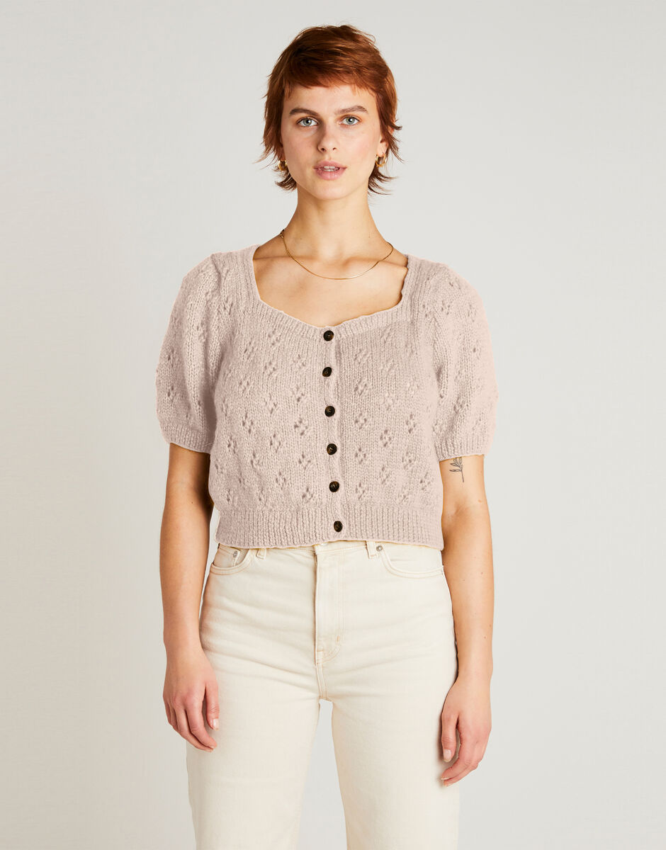 Tempo Cardigan Cameo Rose