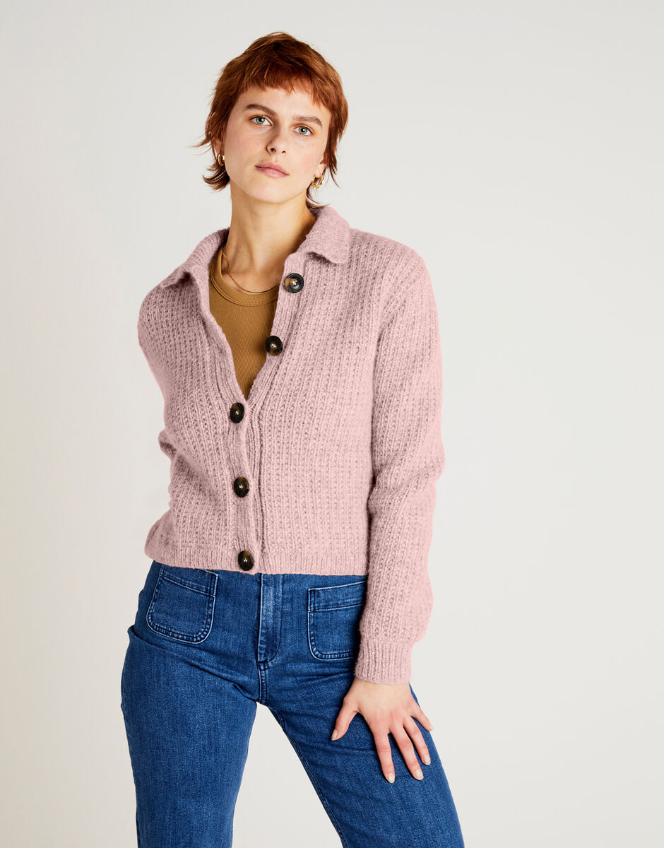 Soulmate Cardigan Mellow Mauve