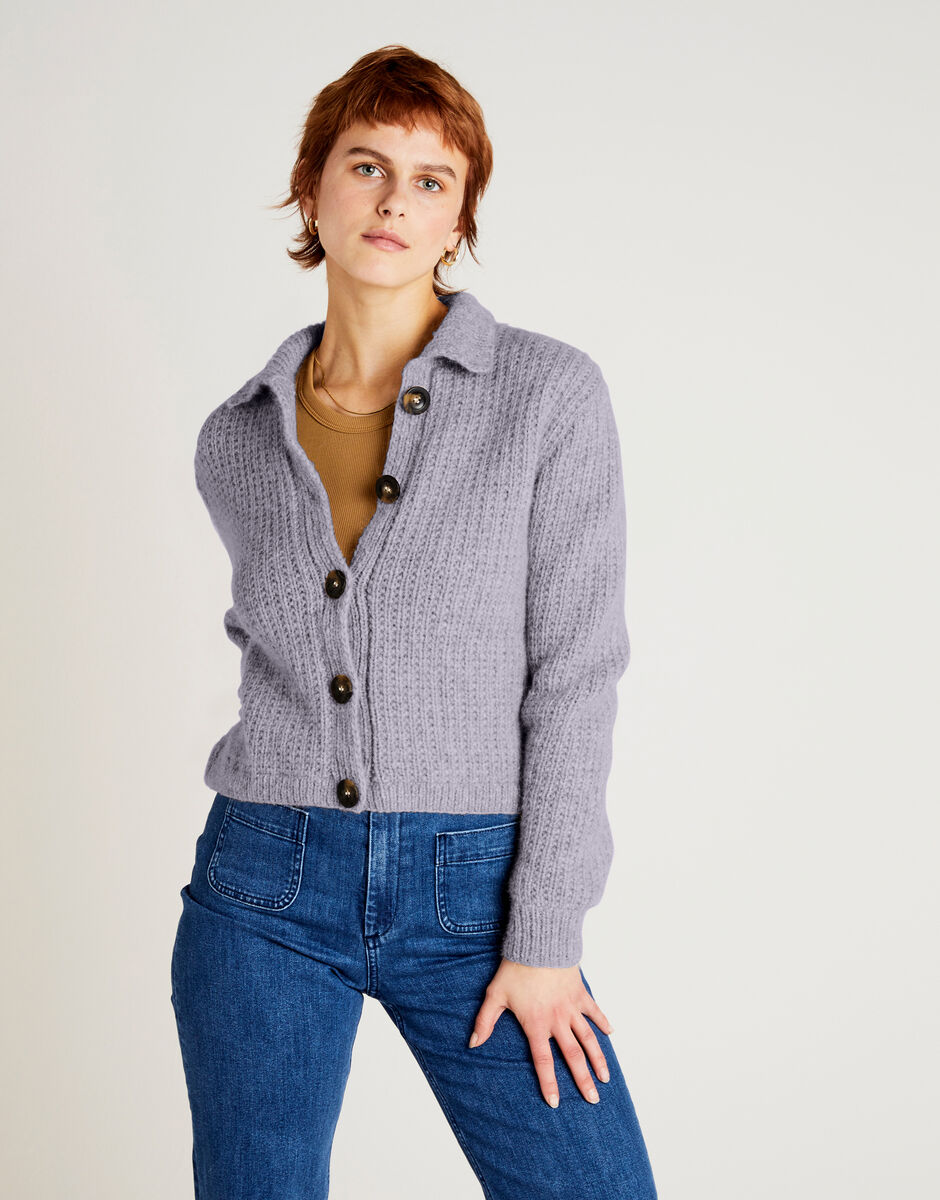 Soulmate Cardigan Lilac Powder