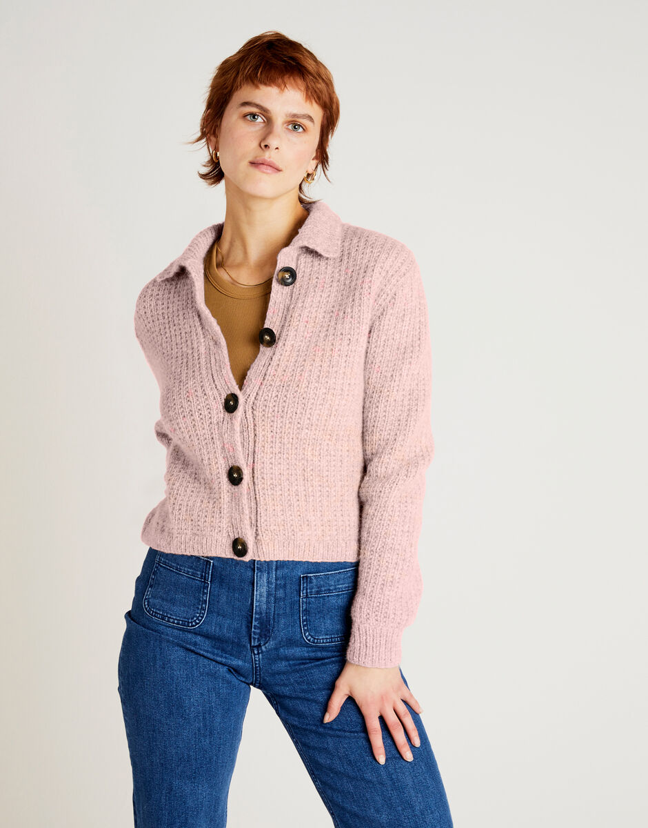 Soulmate Cardigan Mineral Pink
