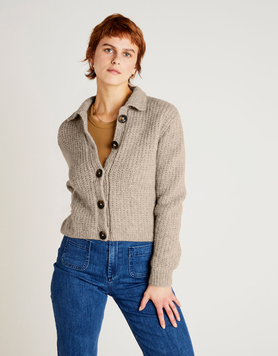Soulmate Cardigan Seashell Beige