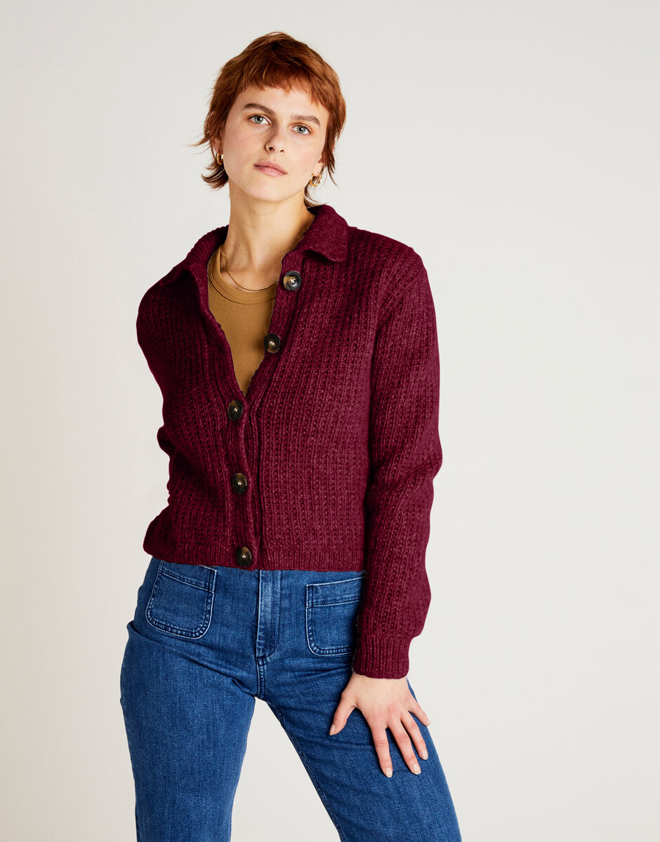 Soulmate Cardigan Margaux Red