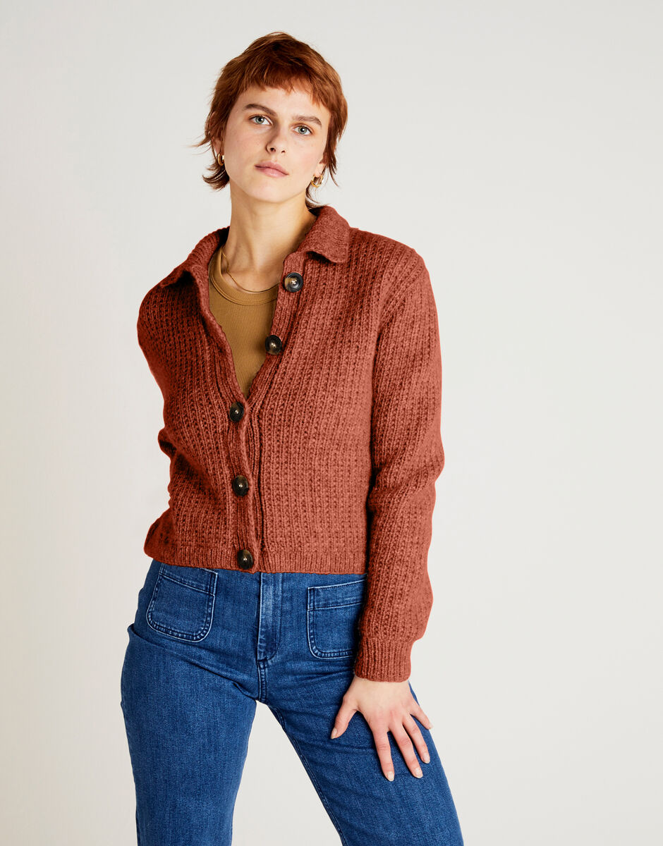 Soulmate Cardigan Terracotta Blush