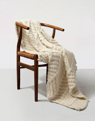 Easy On Me Decke Ivory White