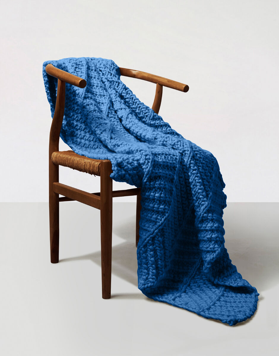 Plaid Easy On Me Curasao Blue