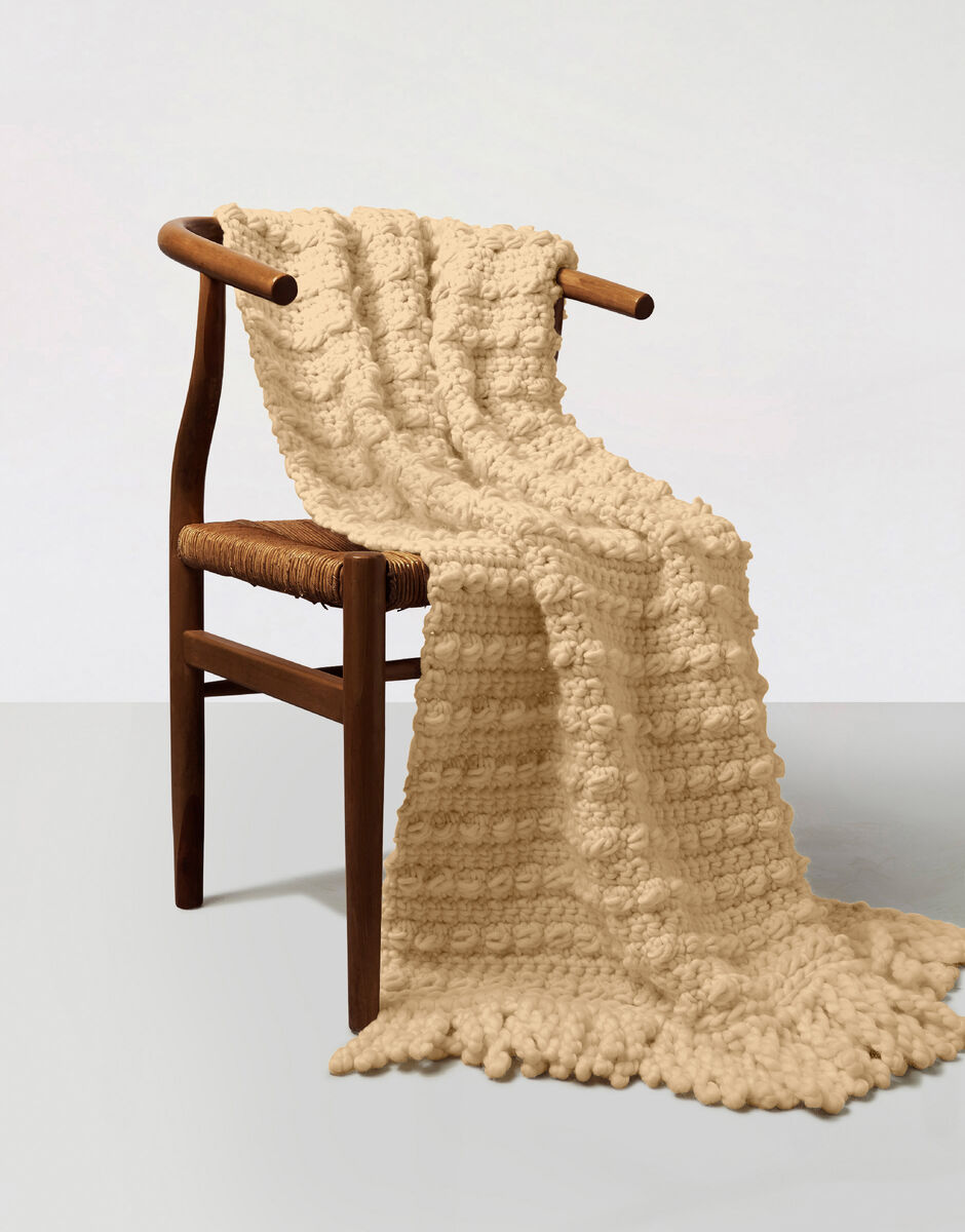One and Only Decke Blonde Beige