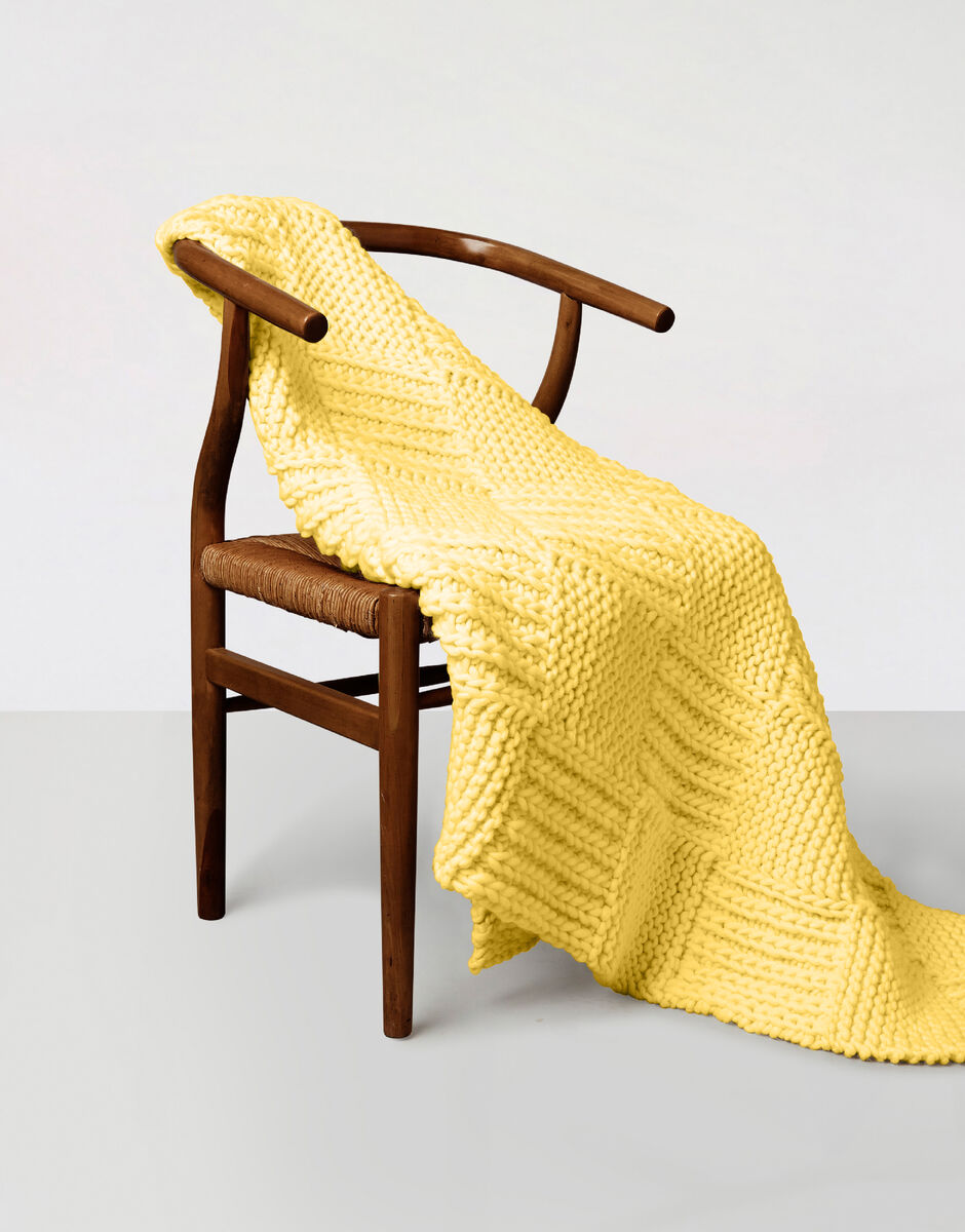 Plaid Little Love Chalk Yellow