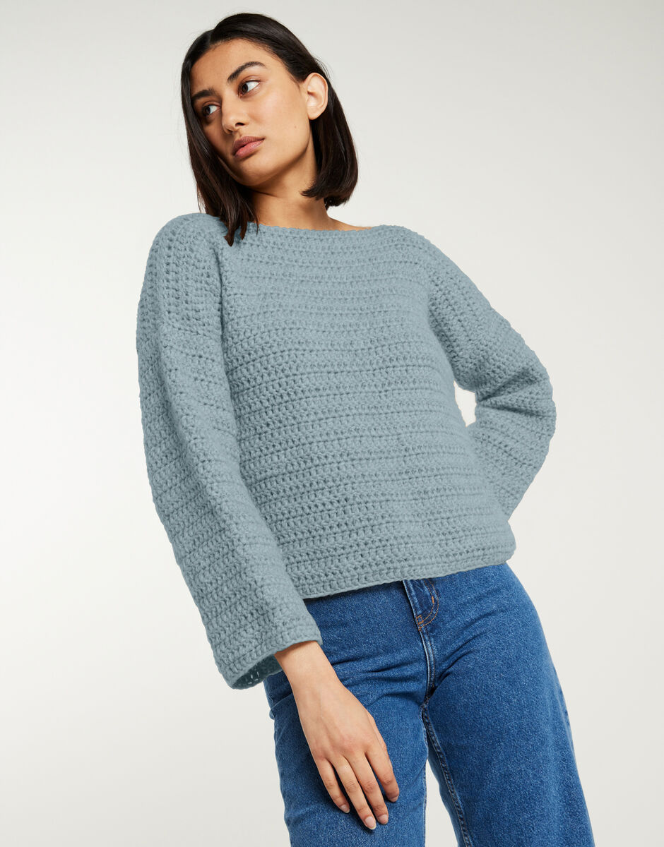 Lovesong Sweater Duck Egg Blue