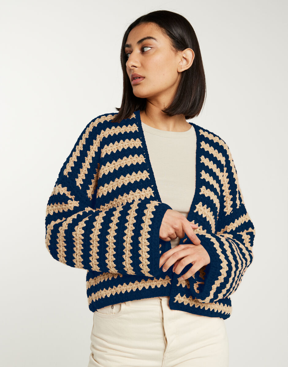 Hometown Cardigan Curasao Blue