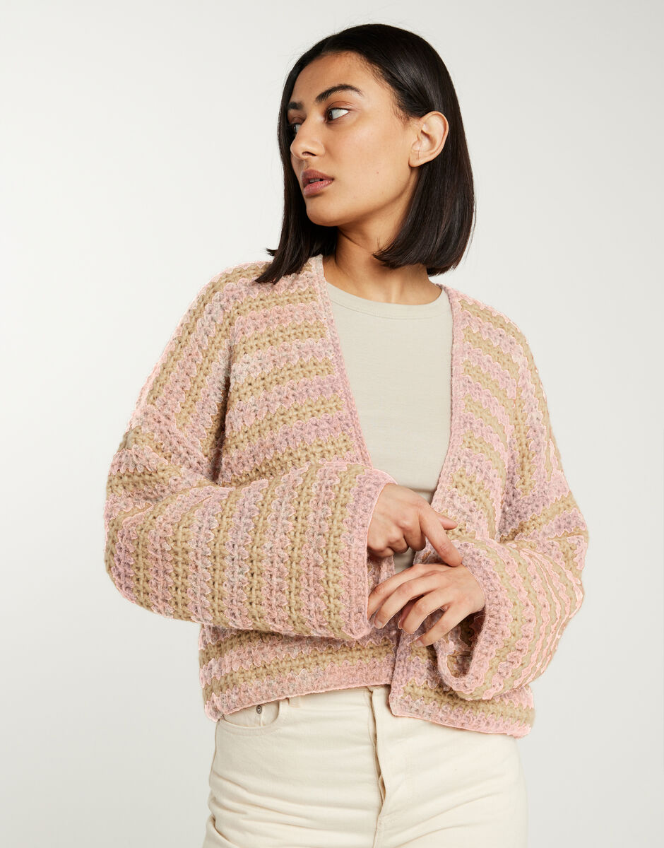 Hometown Cardigan Mineral Pink
