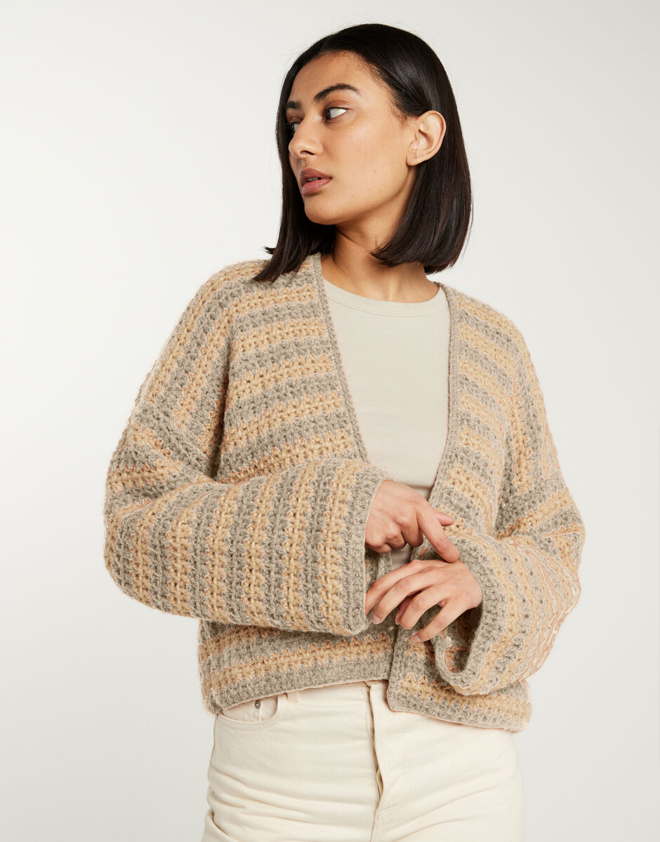 Hometown Cardigan Seashell Beige