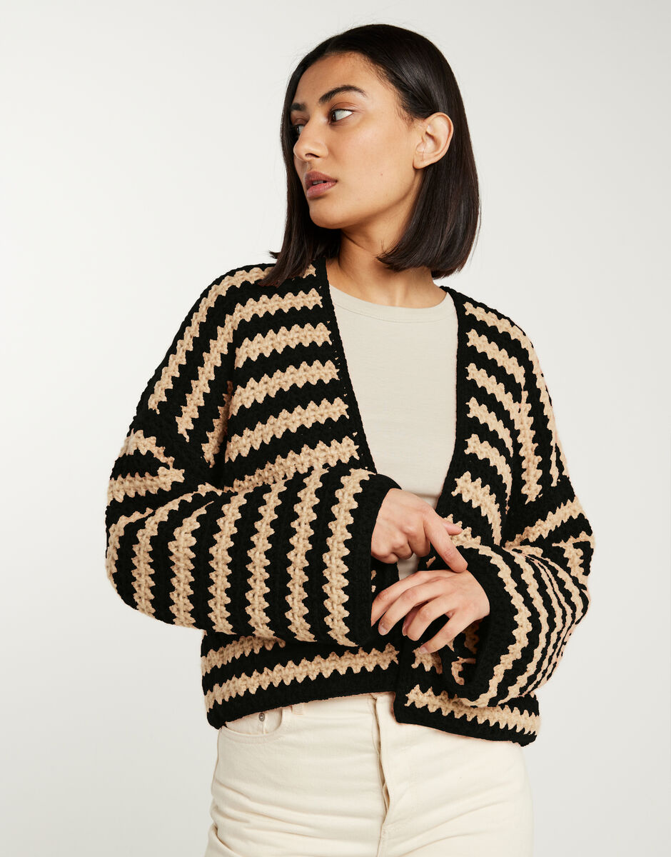 Hometown Cardigan Space Black