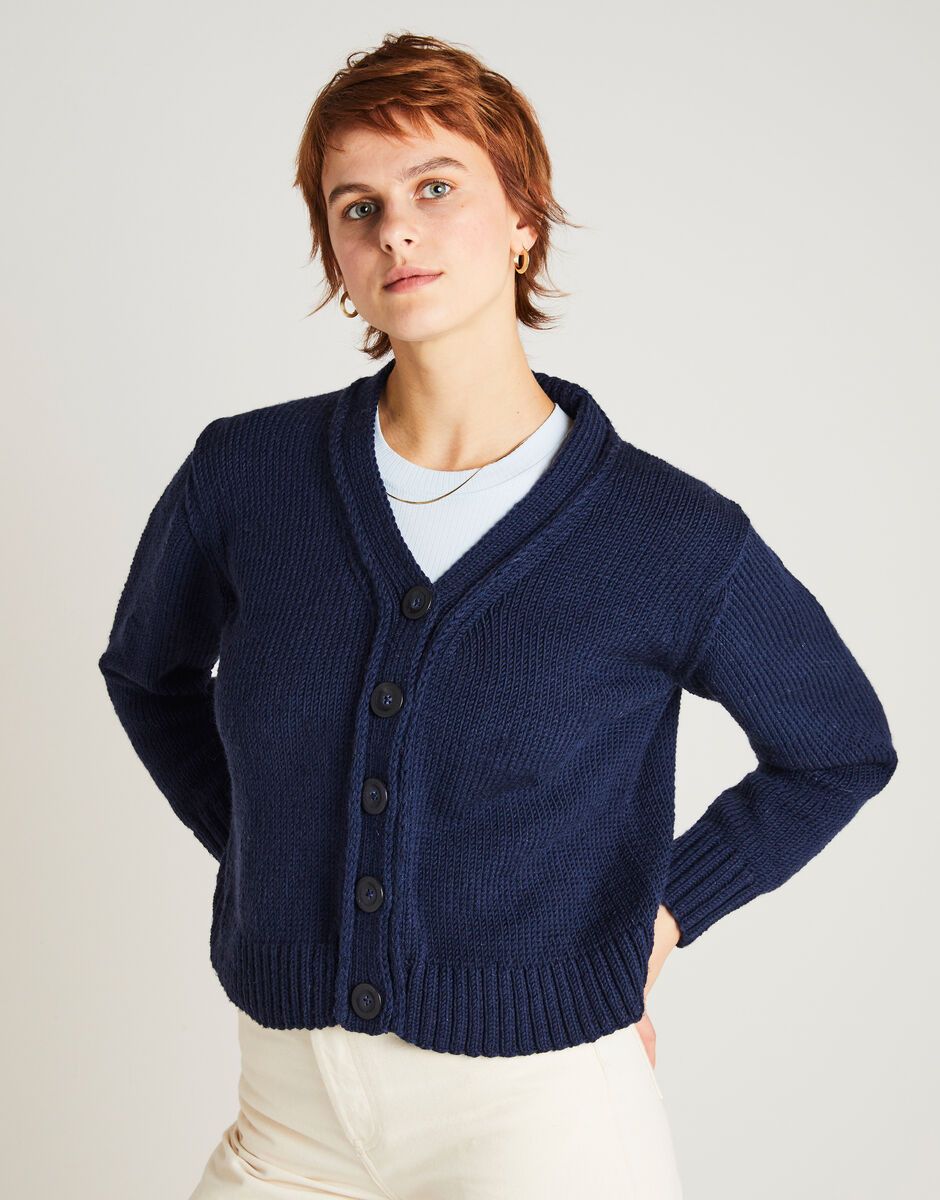 Cardigan New Love Midnight Blue