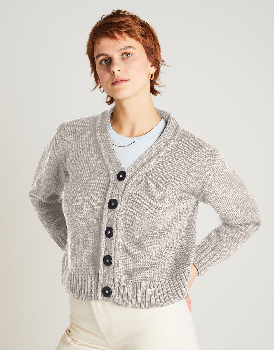 Cardigan New Love Moondust Grey