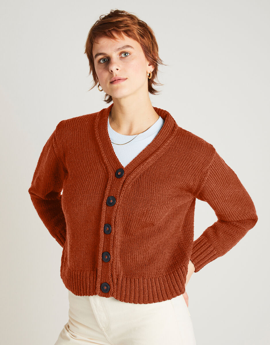 Cardigan New Love Terracotta Blush