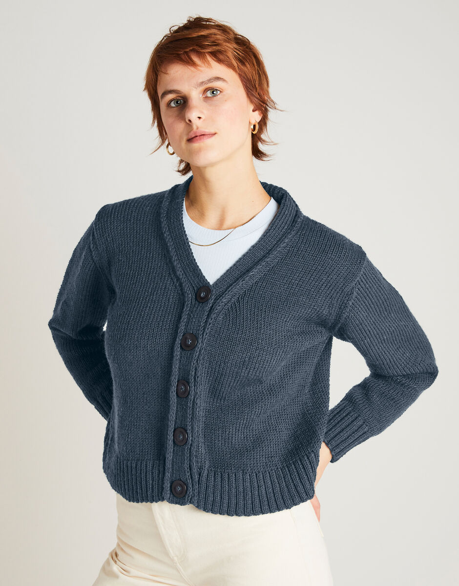 Cardigan New Love Slate Blue