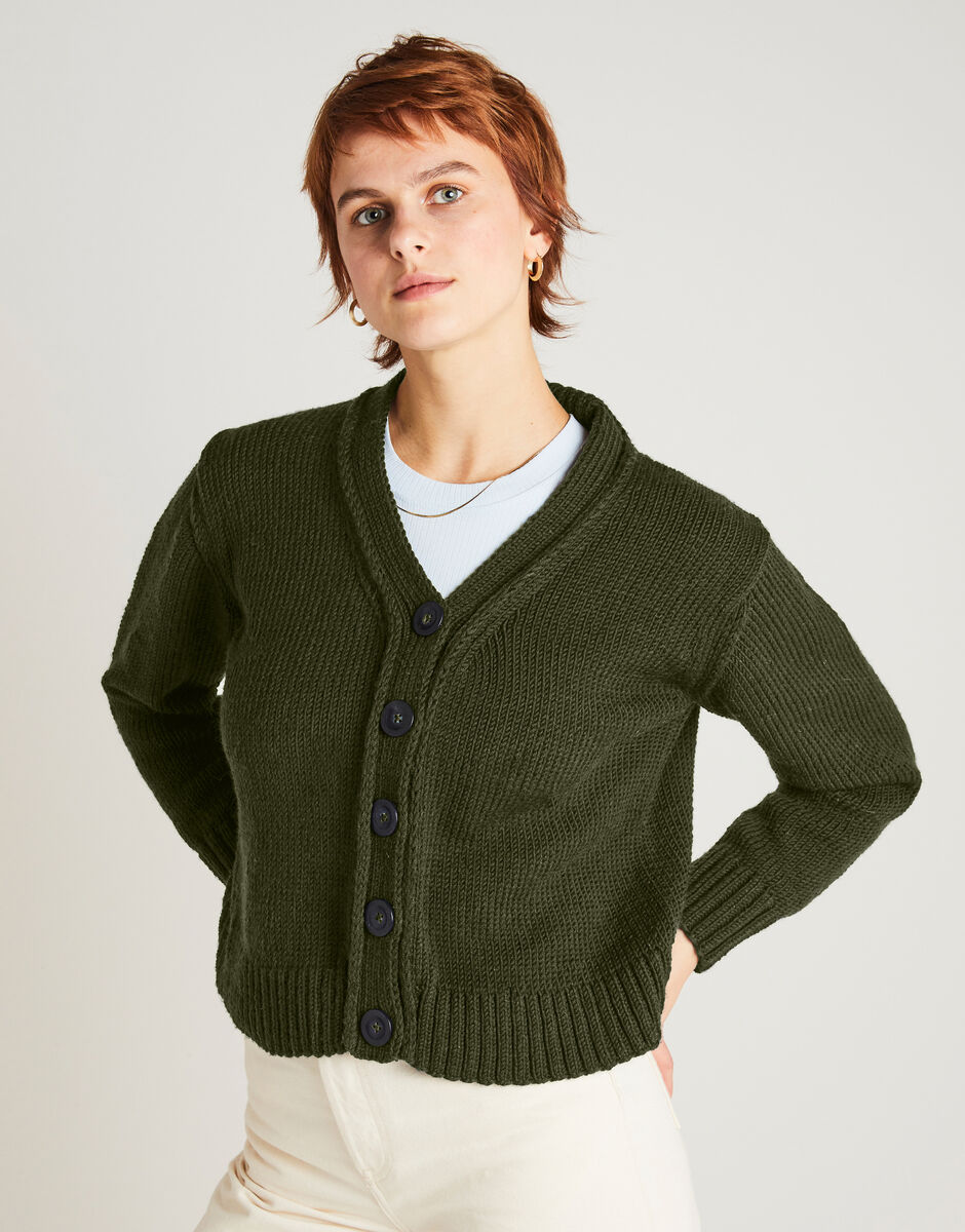 Cardigan New Love Heritage Green