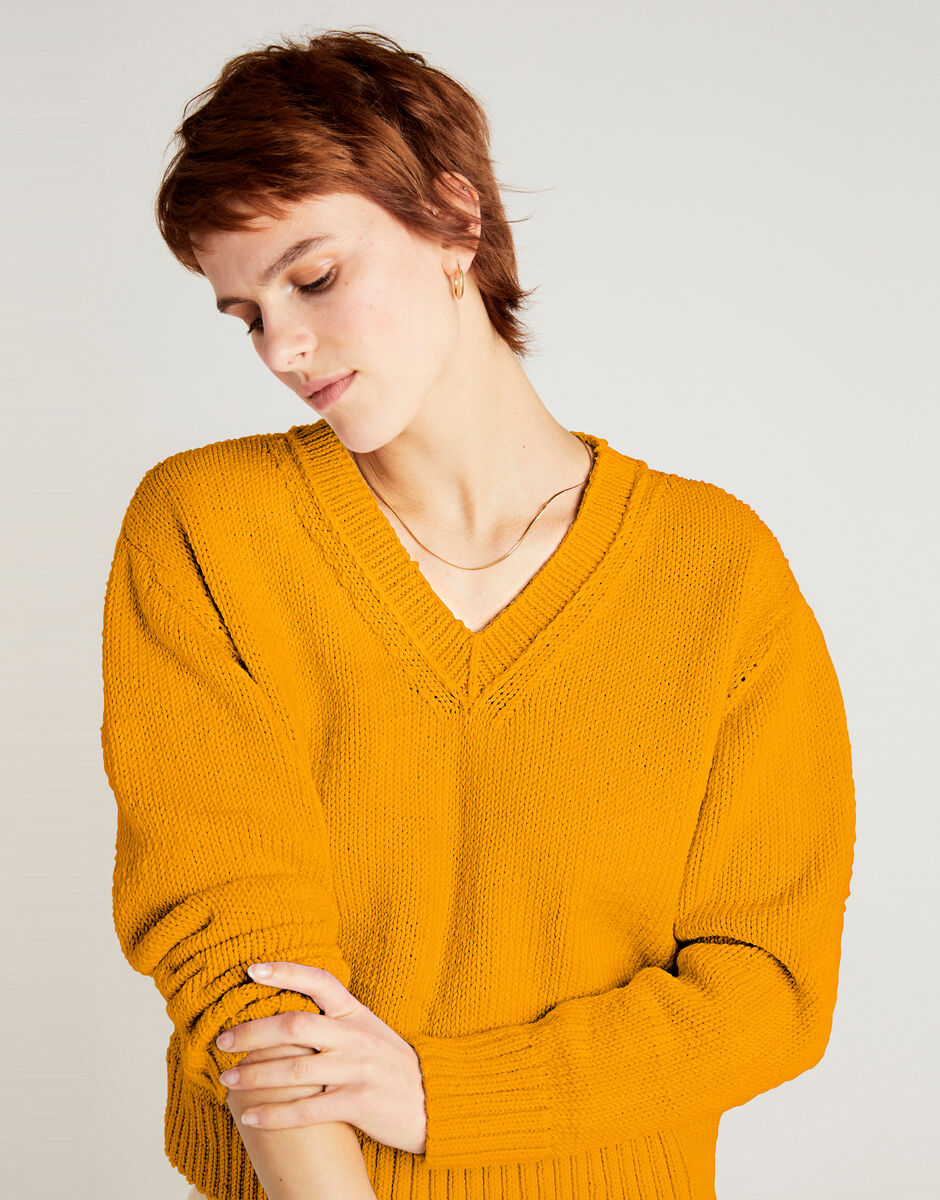 Dreams Sweater Mustard Sally