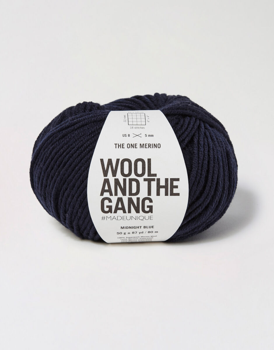 The One Merino Midnight Blue