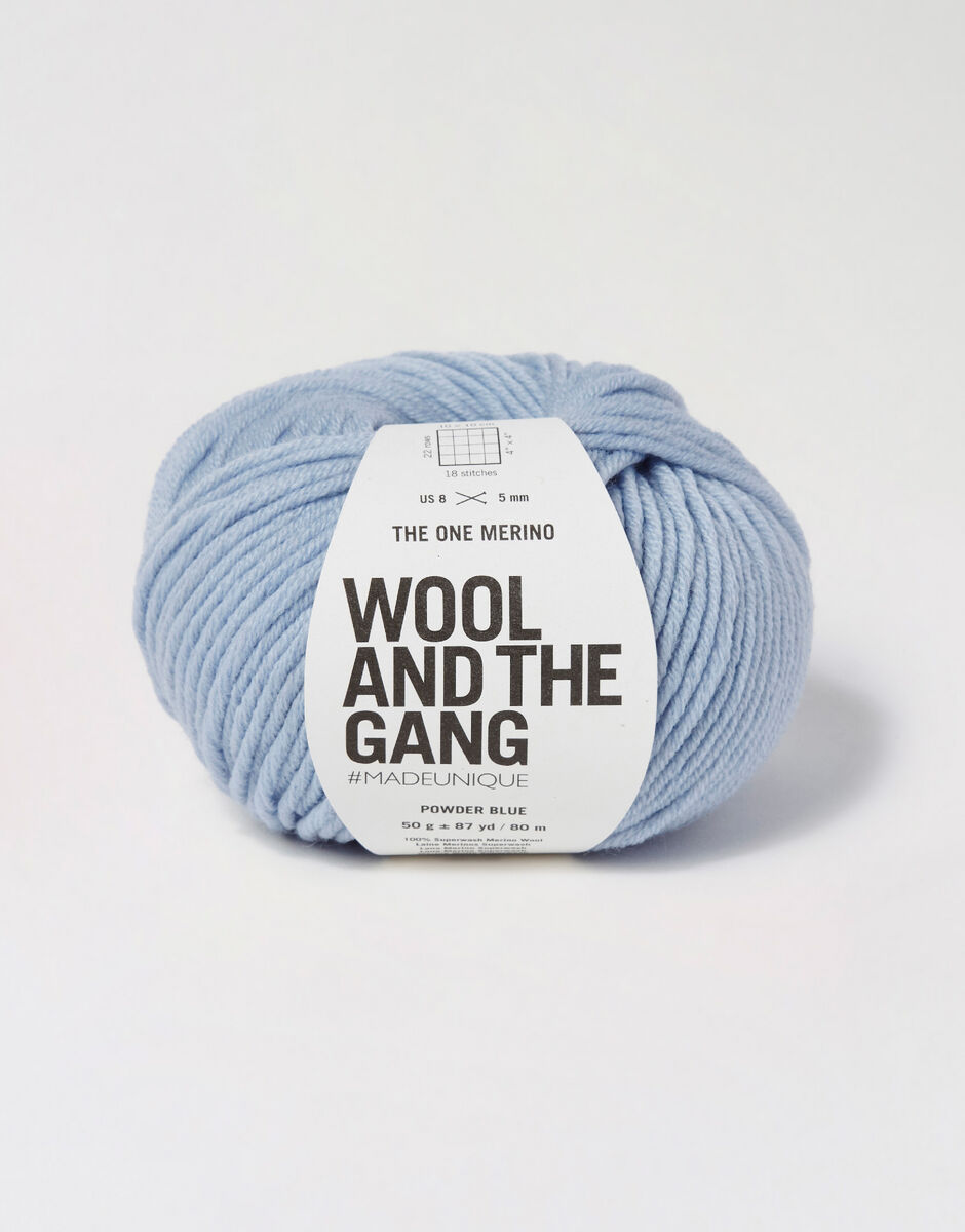 The One Merino Powder Blue