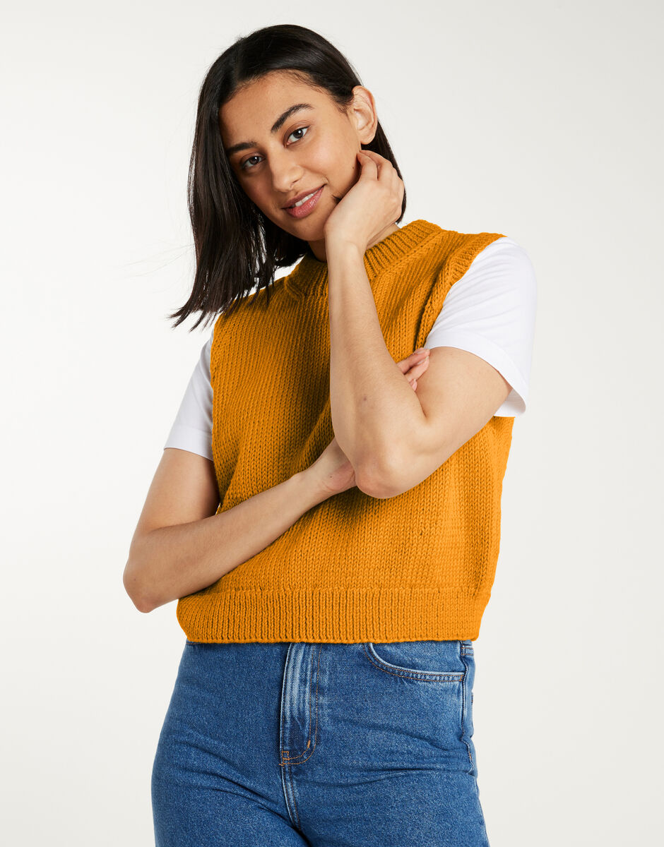 Cold Heart Pullunder Mustard Sally