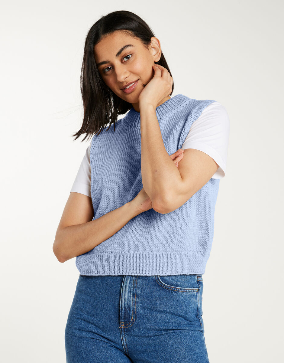 Cold Heart Pullunder Powder Blue