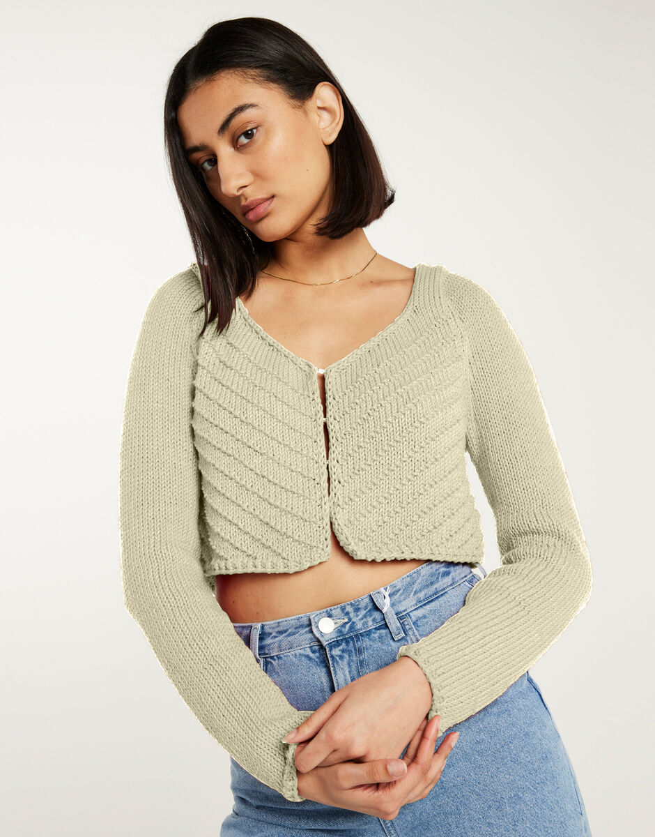 Danielle Cardigan Lime Crush