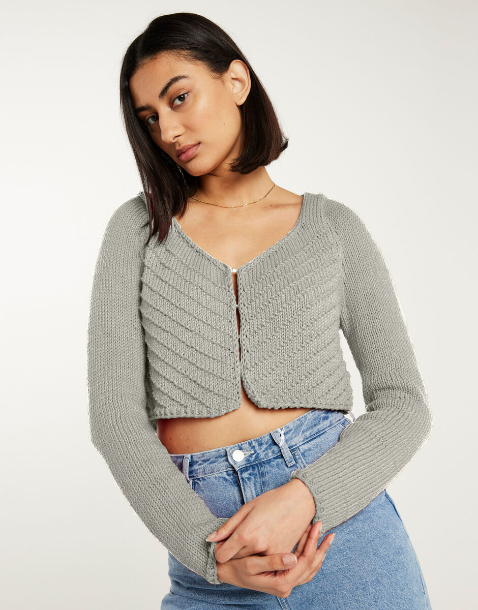 Danielle Cardigan Jog Grey