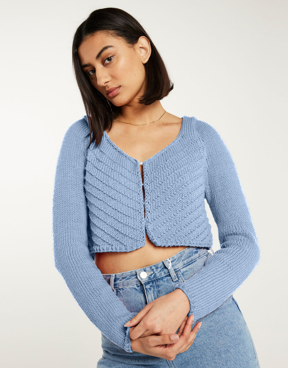 Danielle Cardigan Powder Blue