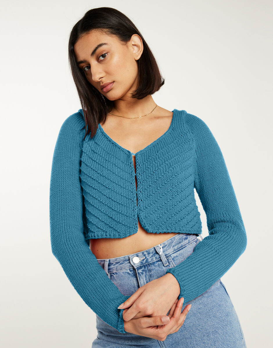 Danielle Cardigan Turquoise Waters