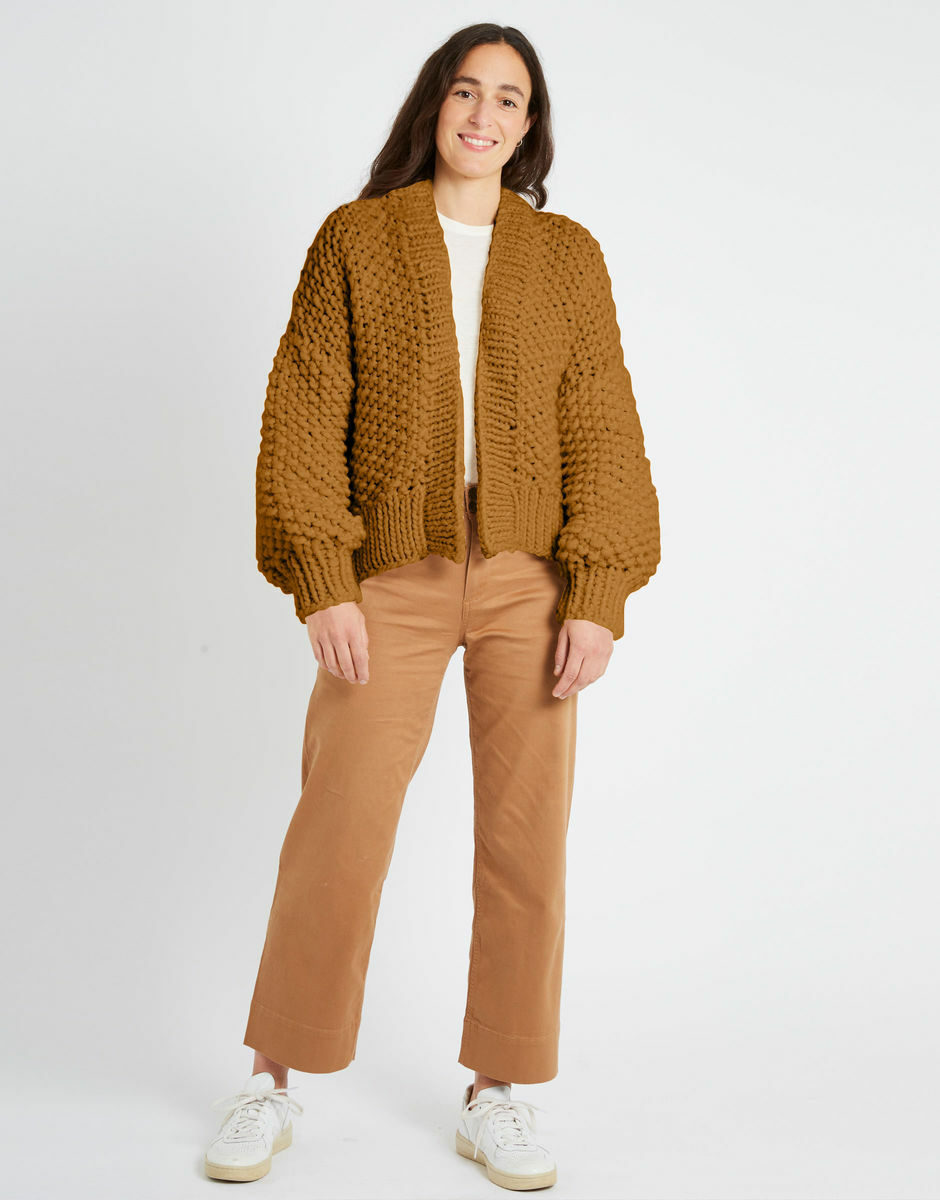 Iris Cardigan Brown Sugar