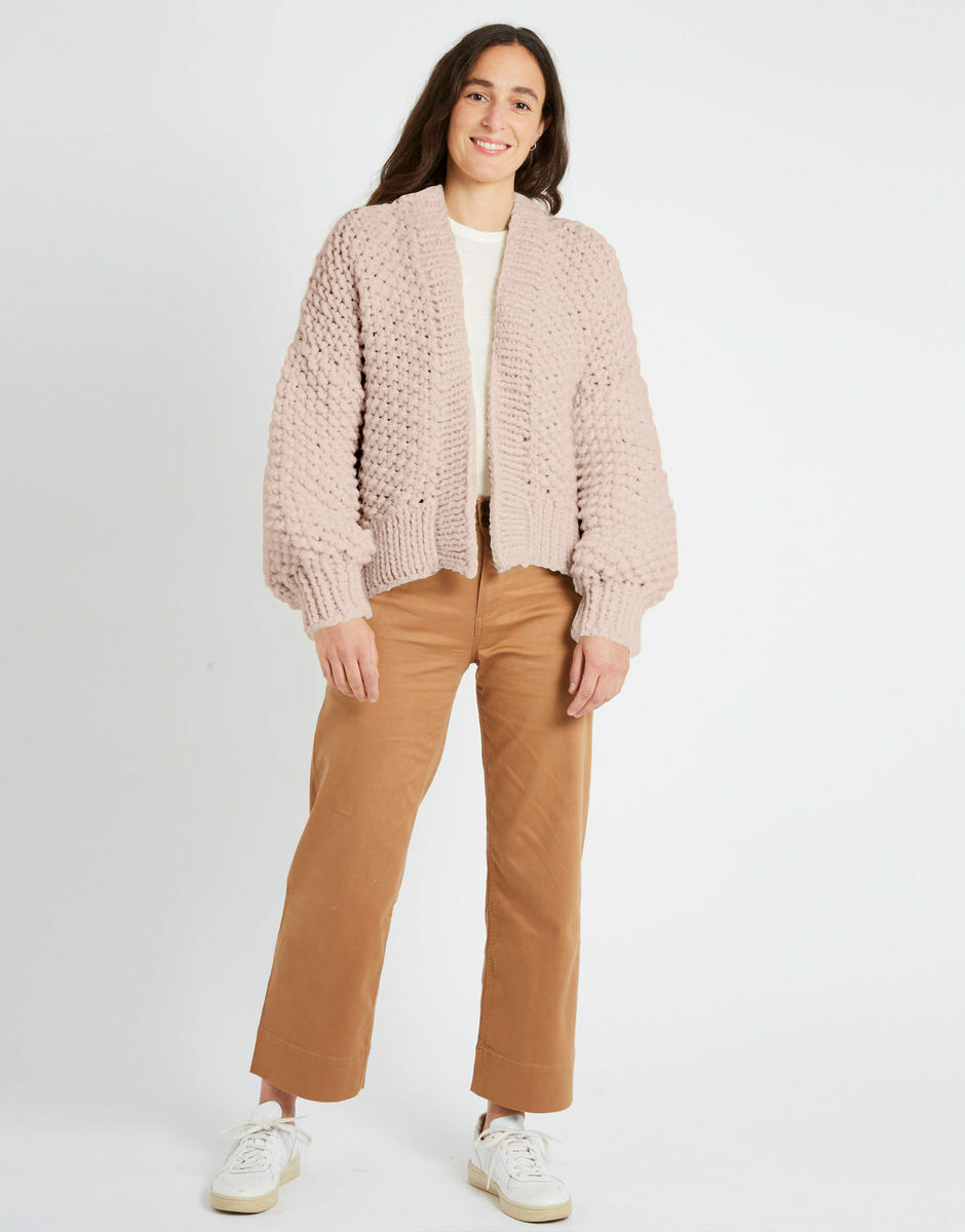 Iris Cardigan Cameo Rose