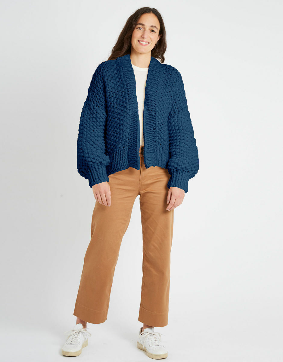 Iris Cardigan Curasao Blue