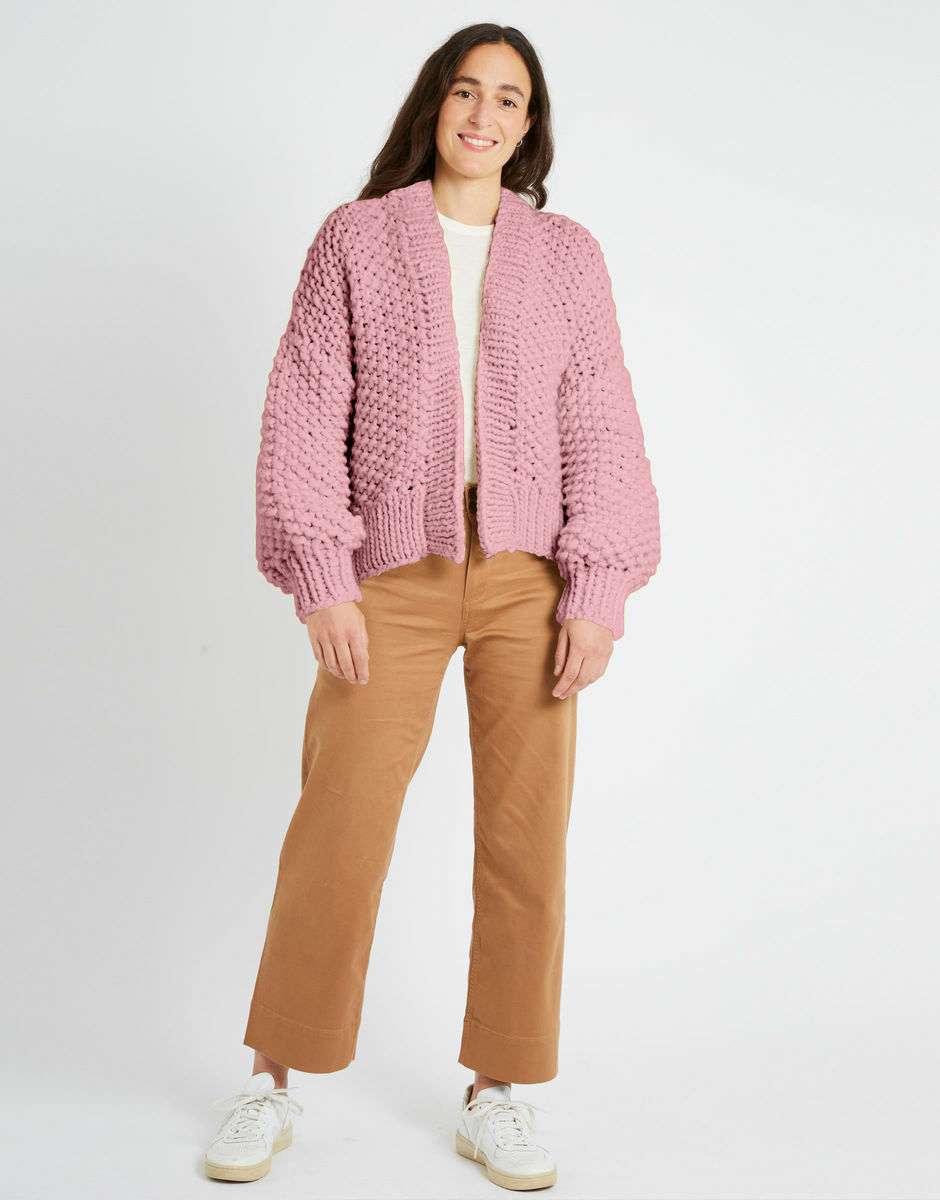 Iris Cardigan Pink Lemonade