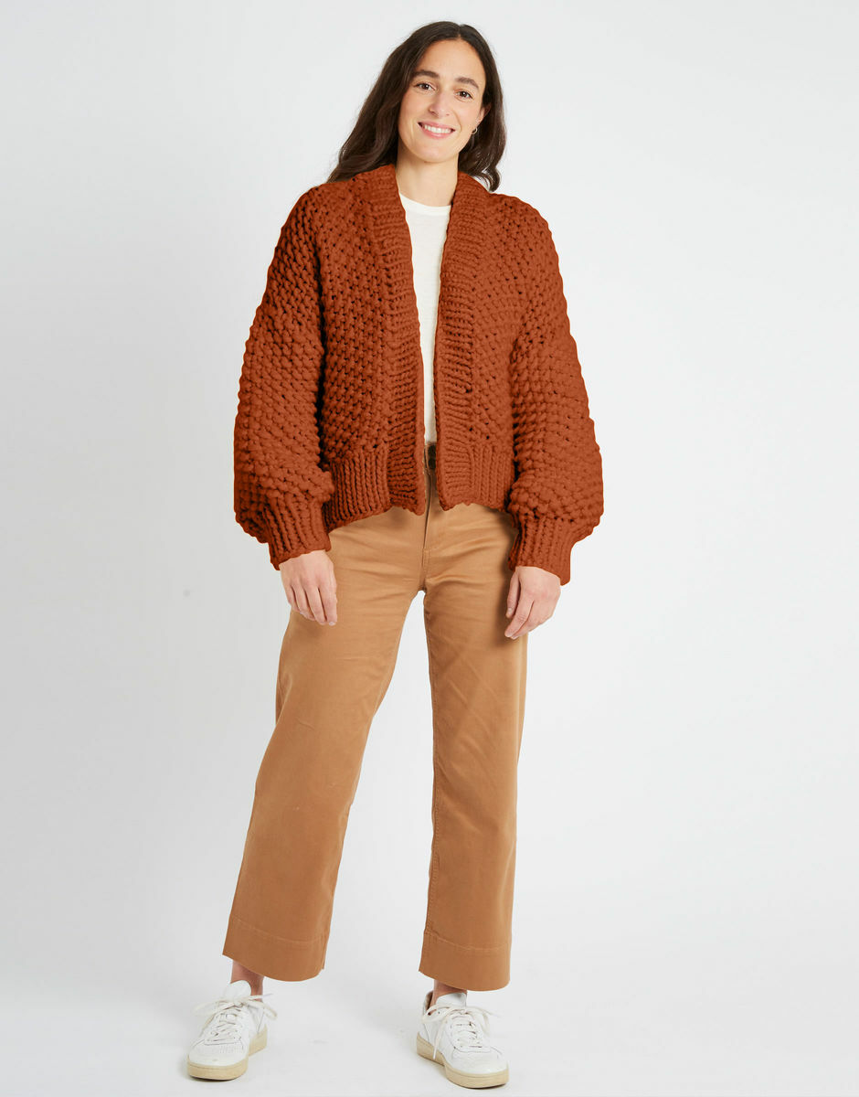 Iris Cardigan Cinnamon Dust
