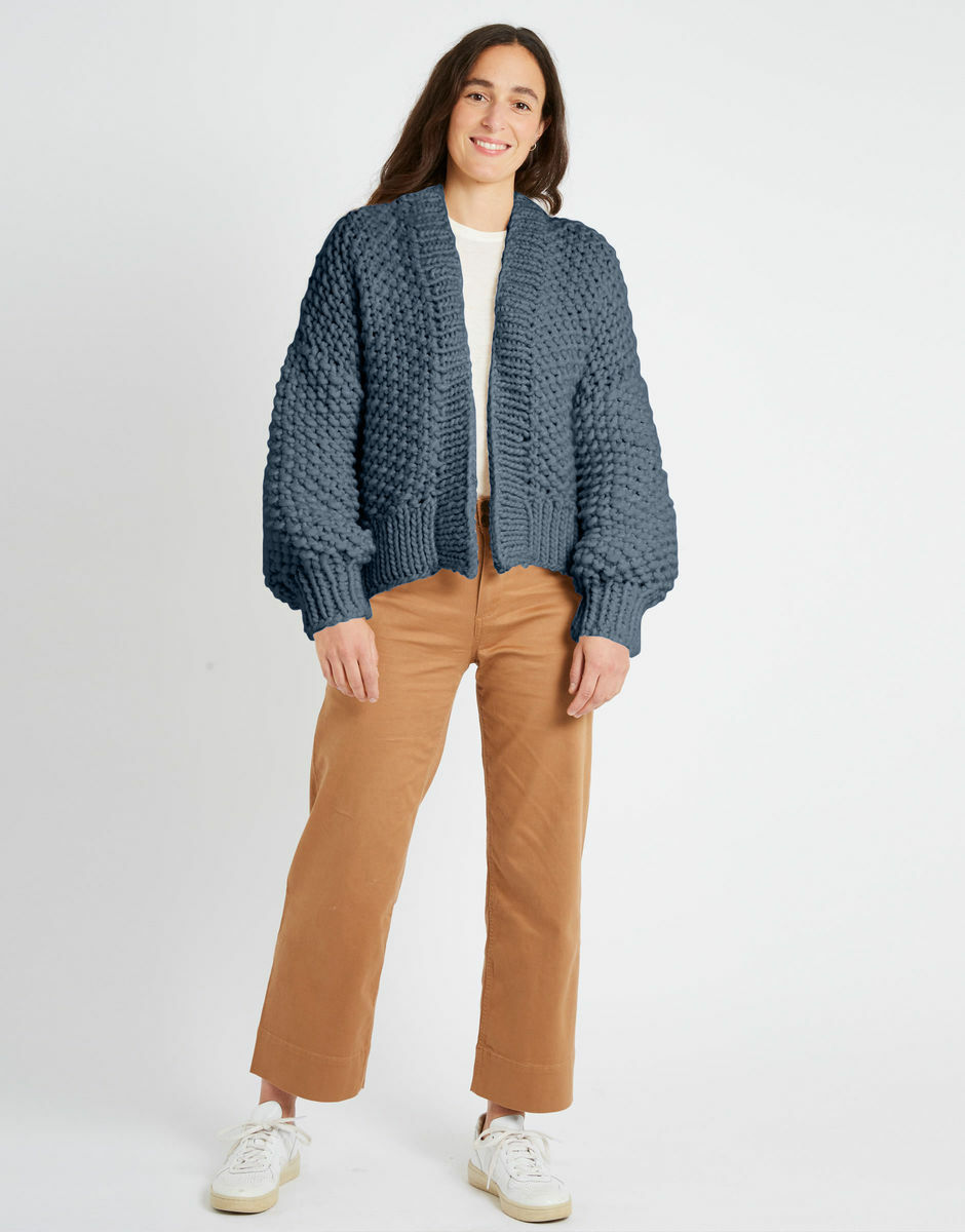 Iris Cardigan Eagle Grey