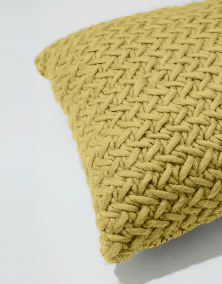 Coussin The Reoccurring Dream Chalk Yellow