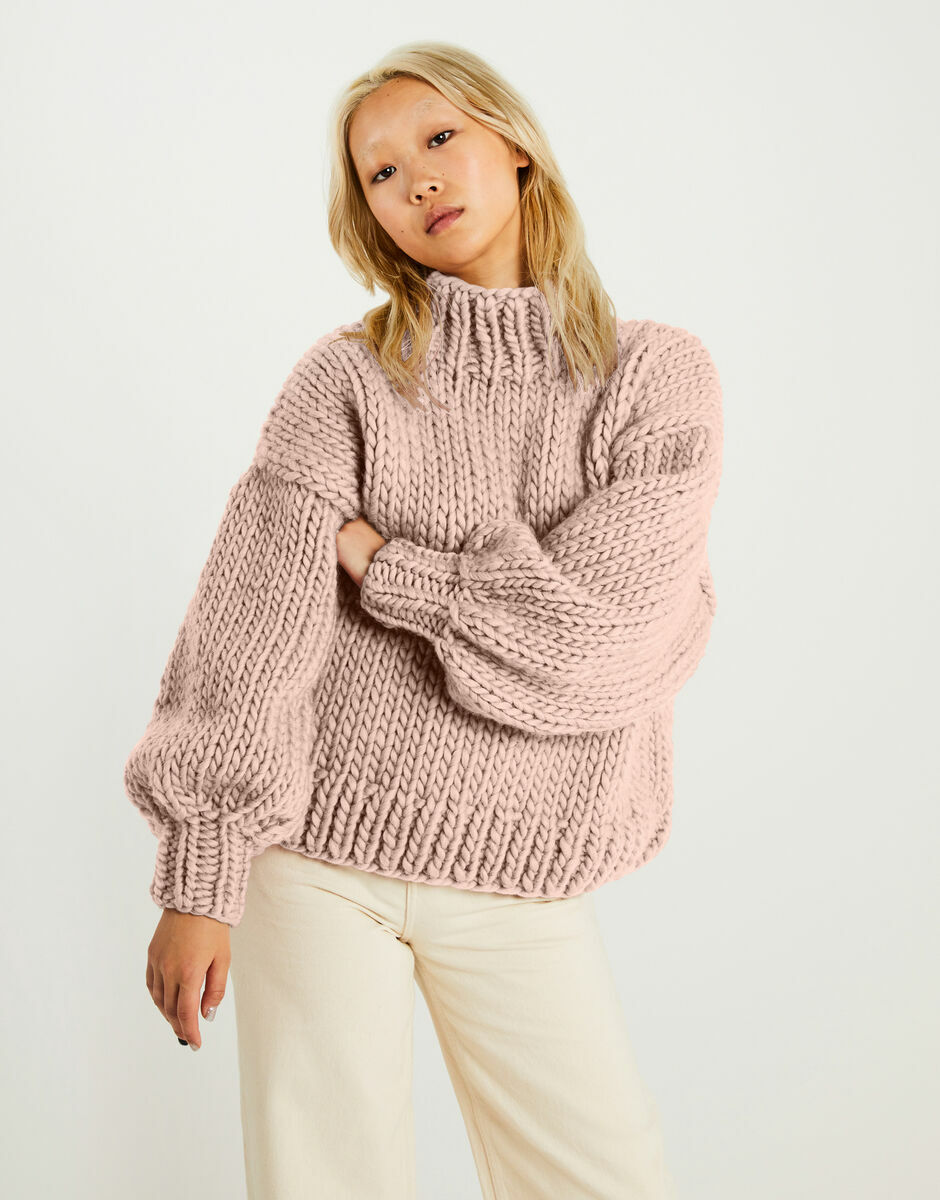 Sometimes Sweater Cameo Rose